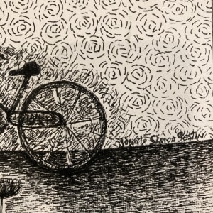A bicyclette by Josette Simon-Gestin 