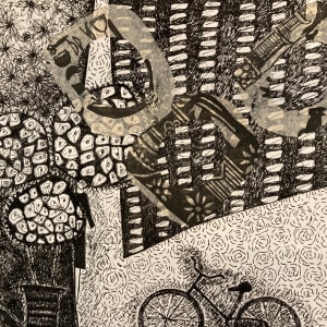 A bicyclette by Josette Simon-Gestin 