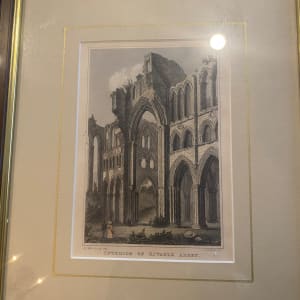 Interior of Rivaulx Abbey by N Whittock 