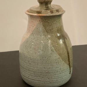 Ceramic Lidded Vessel by Julie Cavender
