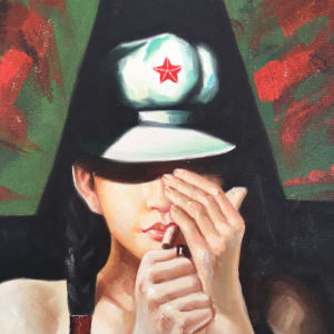 Chinese Female Nude Communist Pop Art by Unknown 