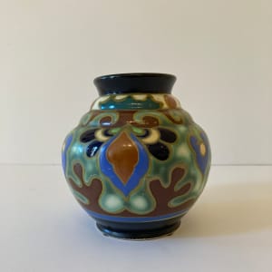 Exquisite Antique Japanese Ceramic Vase by Unknown 