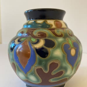 Exquisite Antique Japanese Ceramic Vase by Unknown 
