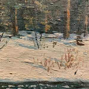 Winter Forest Landscape by Herbert Foerster 
