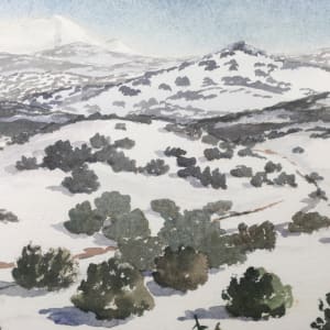 Landscape Near Cundiyo, NM by Webb Young 