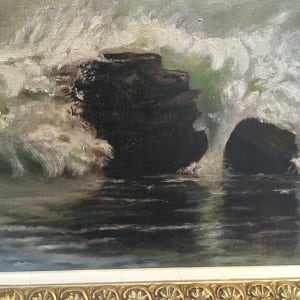 19th Century Impressionist Nautical Seascape by Unknown 