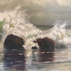 19th Century Impressionist Nautical Seascape by Unknown 