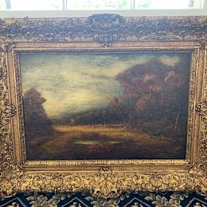 Tonalist American Landscape by Hudson Mindell Kitchell, Image 1.