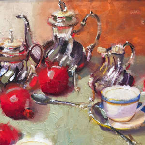 Pomegranates and Silver by James Cobb 