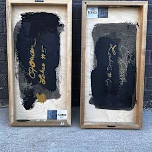 Lakes #5 & #6 Diptych by Christie Owen 