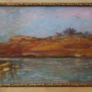 A Sunlit Bay by Robert Riddle Baker, Image 7.