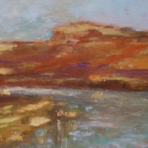 A Sunlit Bay by Robert Riddle Baker, Image 4.
