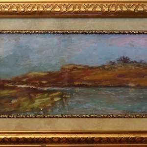 A Sunlit Bay by Robert Riddle Baker, Image 9.