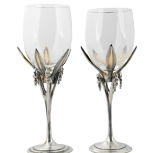 Lilly of the Valley Goblets (Set of 2) by Harold Castor
