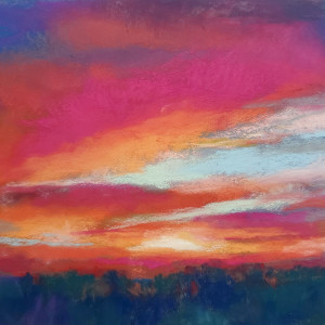 Sunset II - Celebration by Monika Gupta