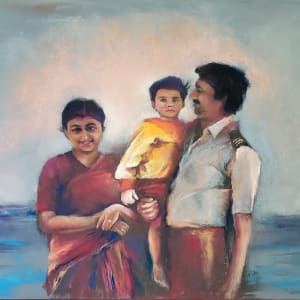 Family Portrait - Commission by Monika Gupta 