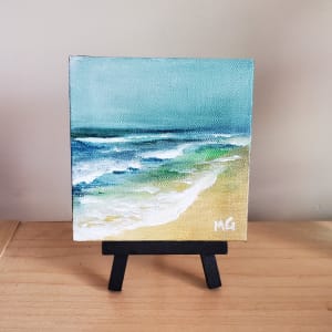 Mini Canvas - On the Beach by Monika Gupta