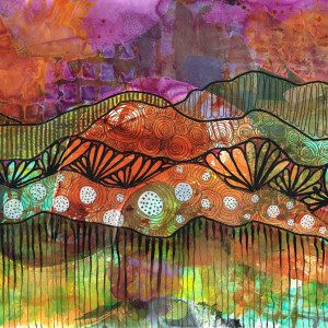 Abstract Landscape 1 by Tracey Hewitt 