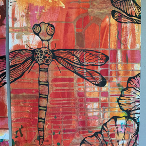 Dialogue With A Dragonfly by Tracey Hewitt 