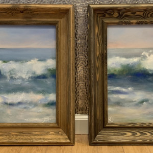 More Waves, (Left & Right) by Jennifer Hooley 