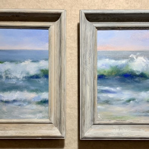 More Waves, (Left & Right) by Jennifer Hooley 