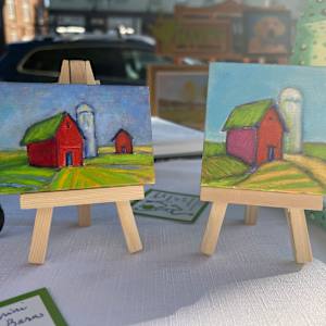 Mini Barns (Series) by Jennifer Hooley 