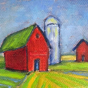 Mini Barns (Series) by Jennifer Hooley 