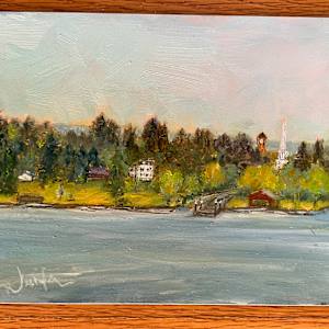 Cazenovia Steeples by Jennifer Hooley 