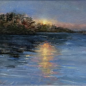 October Sunset, Cazenovia by Jennifer Hooley 