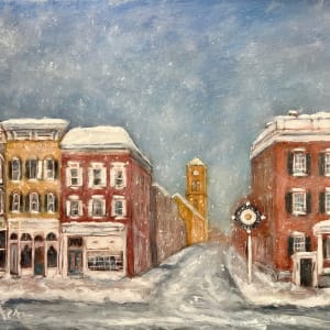 First Snow, Cazenovia by Jennifer Hooley 