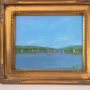 Cazenovia Lake, Summer Sailing (Series) 2 of 2 by Jennifer Hooley 