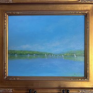 Cazenovia Lake, Summer Sailing (Series) 2 of 2 by Jennifer Hooley 