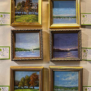Cazenovia 5x5”s by Jennifer Hooley