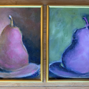 Pear in Person (Right) by Jennifer Hooley 