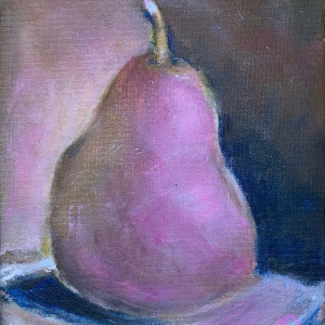 Pear in Person (Left) by Jennifer Hooley