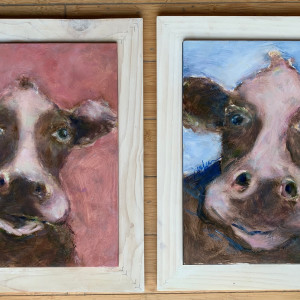 Same Cow LOL (Left) by Jennifer Hooley 