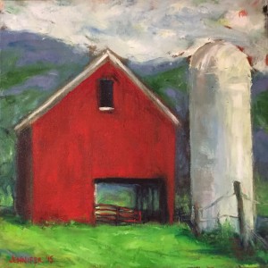 Vermont Barn by Jennifer Hooley 