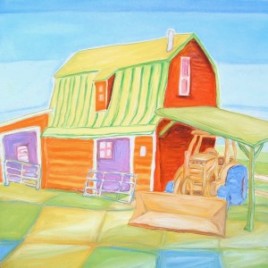 Another Tractor Barn by Jennifer Hooley 