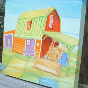 Another Tractor Barn by Jennifer Hooley, Image 1.