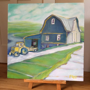 Tractor Barn by Jennifer Hooley 