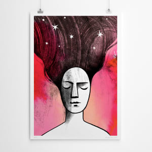 Home is Inside / Limited Edition Giclee print A1 by Tribambuka 