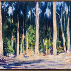 In amongst the trees it's easier to breathe by Amanda van Gils