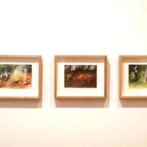 24th April by Amanda van Gils  Image: This image showing the framing was taken at Gympie Regional Gallery installation of The In-Between places