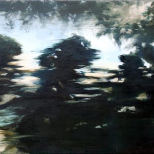 View from a speeding train 2  Barcelona to Nice by Amanda van Gils