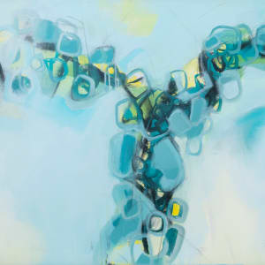 Cairns of Teal Jewels by Ann Flemings | FlemingsArt.com 