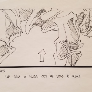 Jurassic Park Teaser Trailer Concept, "Bones" 1 - 8 by John Alvin 