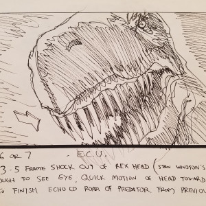 Jurassic Park Teaser Trailer Concept, "Bones" 1 - 8 by John Alvin 