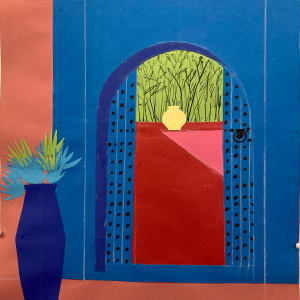 Majorelle doorway by SAL SIDNER