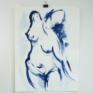 Gesturing in Blue, 2 by Janea Spillers 