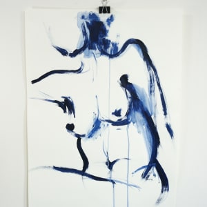 Gesturing in Blue, 4 by Janea Spillers 